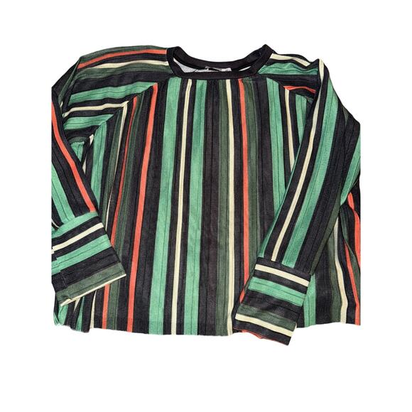 ZARA STRIPED top size M retro - Picture 2 of 4
